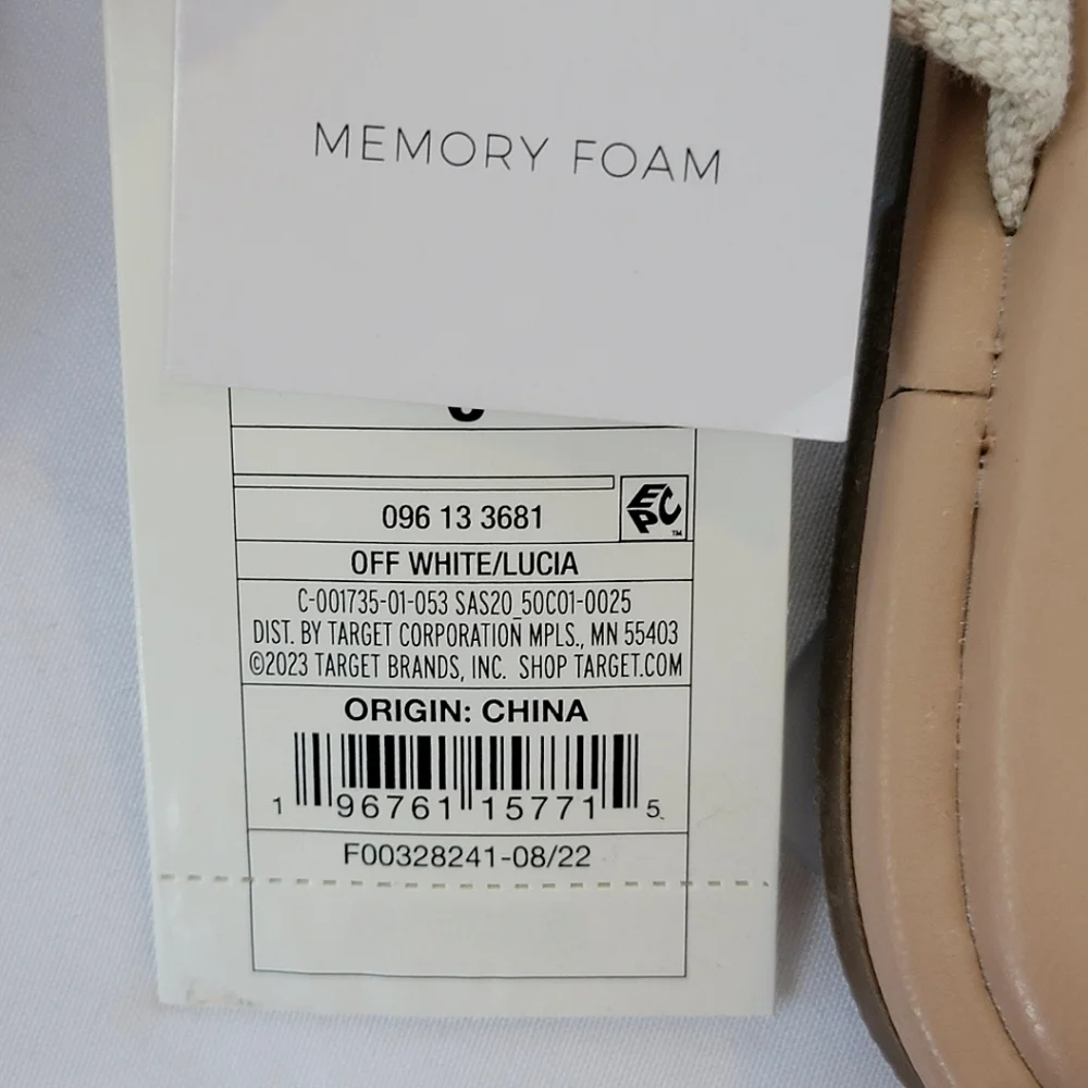 Shade & Shore Lucia Off White Slide Sandals - Picture 7 of 7